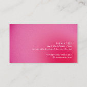 Texturierte Gradient Business Card Visitenkarte (Rückseite)