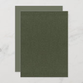 Texturierte Green Flat Note Card - Anpassbar Mitteilungskarte (Vorne/Hinten)
