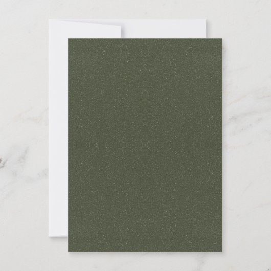 Texturierte Green Flat Note Card - Anpassbar Mitteilungskarte (Vorderseite)