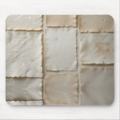Texturierte handgefertigte Papierflachstafel Mousepad (Vorne)