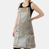 Texturierte handgefertigte Papierflachstafel Schürze (InSitu)