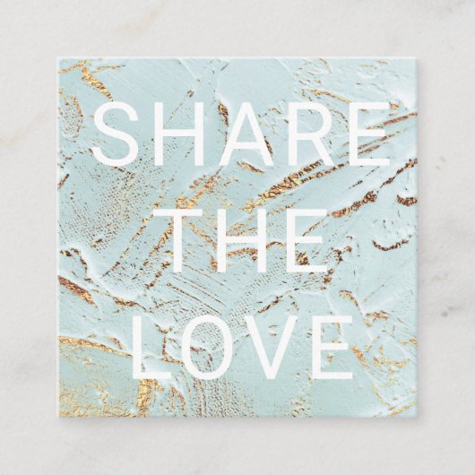 texturierte Imitate aus blauem Gold belichten mode Quadratische Visitenkarte (Vorderseite)