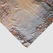 Texturierte Imitate mit Entfärbung aus Kupfer been Seidenpapier (Ausschnitt)