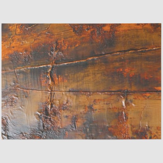 Texturierte Imitate mit Entfärbung aus Kupfer been Seidenpapier (Vorderseite)