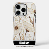 Texturierte Impasto Floral Smartphone Case-Mate iPhone Hülle (Rückseite)