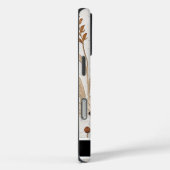 Texturierte Impasto Neutral Floral Smartphone Case-Mate iPhone Hülle (Rückseite / Rechts)