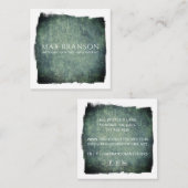 Texturierte Interieurs Maler Quadratische Visitenkarte (Vorne/Hinten)