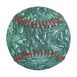 Texturierte Jade- und grünliche Zyantönen Baseball