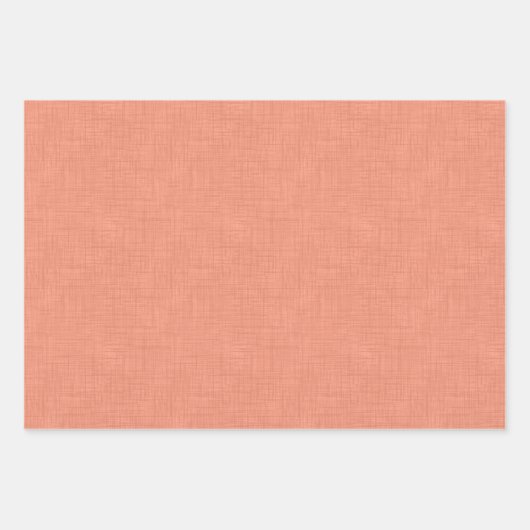 Texturierte Korallen "beruhigende Koralle" populär Geschenkpapier Set (Vorderseite 2)