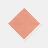 Texturierte Korallen "beruhigende Koralle" populär Serviette (Ecke)