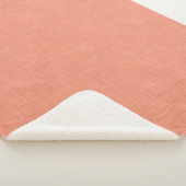 Texturierte Korallen "beruhigende Koralle" populär Sherpadecke (3/4)