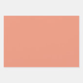 Texturierte Korallen "beruhigende Korallen". popu Geschenkpapier Set (Vorderseite 3)