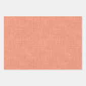 Texturierte Korallen "beruhigende Korallen". popu Geschenkpapier Set (Vorderseite)