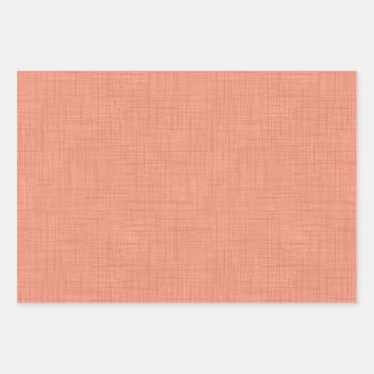 Texturierte Korallen "beruhigende Korallen". popu Geschenkpapier Set (Vorderseite)