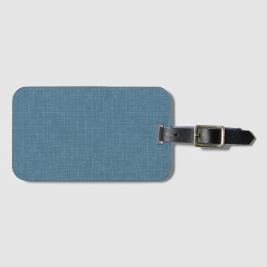 Texturierte Kronenbeine blau. Gepäckanhänger (Vorderseite (Horizontal))