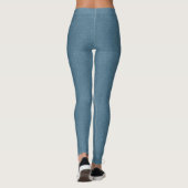 Texturierte Kronenbeine blau. Leggings (Rückseite)