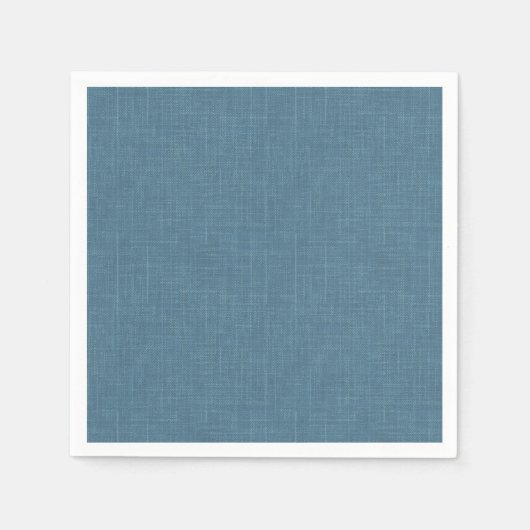 Texturierte Kronenbeine blau. Serviette (Vorderseite)