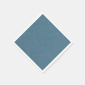 Texturierte Kronenbeine blau. Serviette (Ecke)