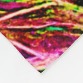 Texturierte Leaf Garden Art Fleecedecke (Ecke)