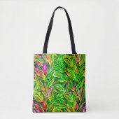 Texturierte Leaf Garden Art Tasche (Vorderseite)