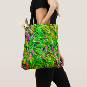 Texturierte Leaf Garden Art Tasche (Von Nahem)