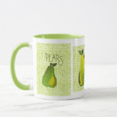 Texturierte Limone Birnen Tasse (Links)