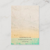 Texturierte, maßgeschneiderte Visitenkarten Visitenkarte (Rückseite)