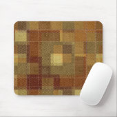 Texturierte monochrome braune Tartan kariert. Mousepad (Mit Mouse)