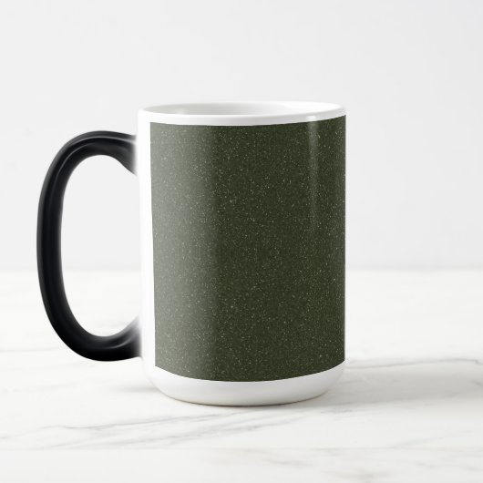 Texturierte Moos Green Coffee Tasse - kundenspezif (Links)