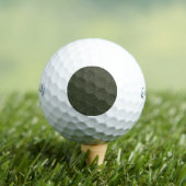 Texturierte Moos Green Custom Golf Ball (Insitu T-Shirt)