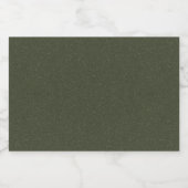 Texturierte Moos Green Label Set - Custom Vinyl Lebensmitteletikett (Einzelnes Label)