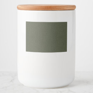 Texturierte Moos Green Label Set - Custom Vinyl Lebensmitteletikett