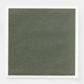 Texturierte Moos Green Party Napkin Serviette (Vorderseite)