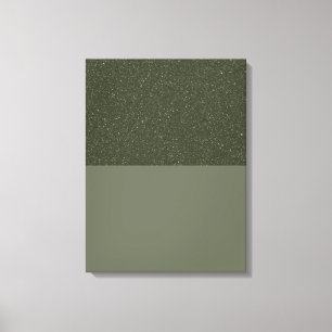 Texturierte Moos, grüne gestreifte Leinwand, Print Leinwanddruck