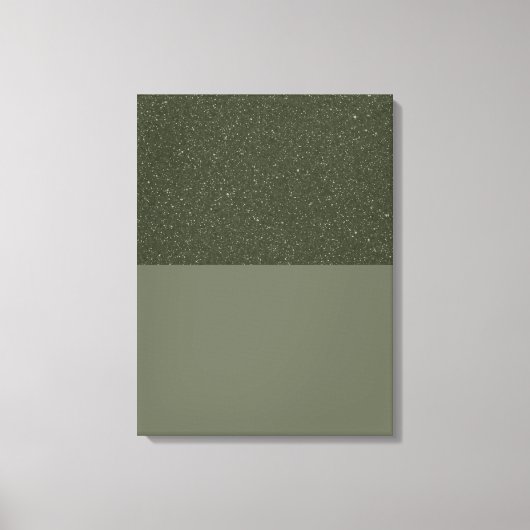 Texturierte Moos, grüne gestreifte Leinwand, Print Leinwanddruck (Vorderseite)