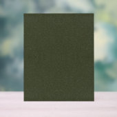 Texturierte Moosgrün akryllisches Zeichen - indivi Acrylschild (Neutral)