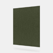 Texturierte Moosgrün akryllisches Zeichen - indivi Acrylschild (Winkel)