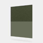 Texturierte Moosgrüne Akryllische Schriftzeichen - Acrylschild (Winkel)