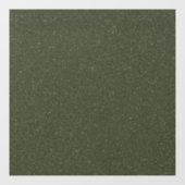 Texturierte Moosgrüne Fensterklammer - Benutzerdef Fensteraufkleber (Blatt)