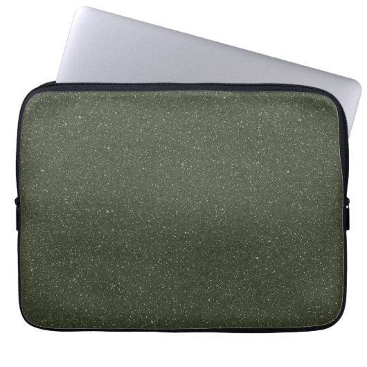 Texturierte Moosgrüne Notebookschlacke - individue Laptopschutzhülle (Vorderseite)