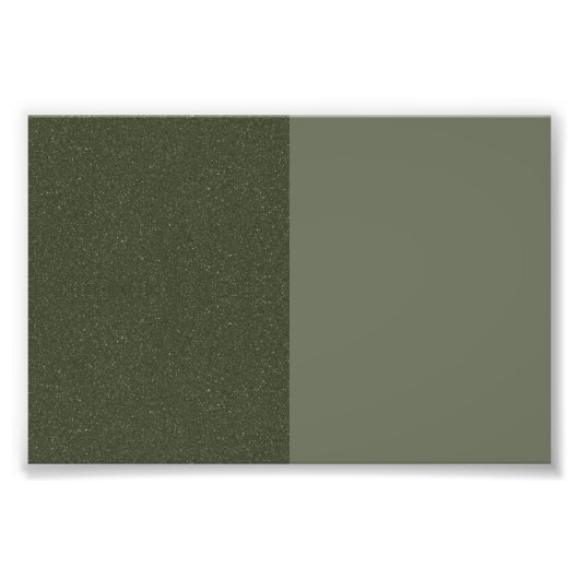 Texturierte Moosgrüne Plakatvorlage - Anpassbar Fotodruck (Vorne)