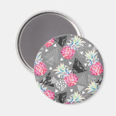 Texturierte Muster für geometrische Ananas Magnet (Vorderseite/Rückseite)