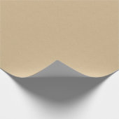 Texturierte Naturbeige. Packpapier (Ecke)