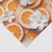 Texturierte Orange Blossom Seidenpapier (Ausschnitt)
