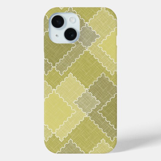 Texturierte Patchwork-Patches mehrfarbige Flecken Case-Mate iPhone Hülle (Rückseite)