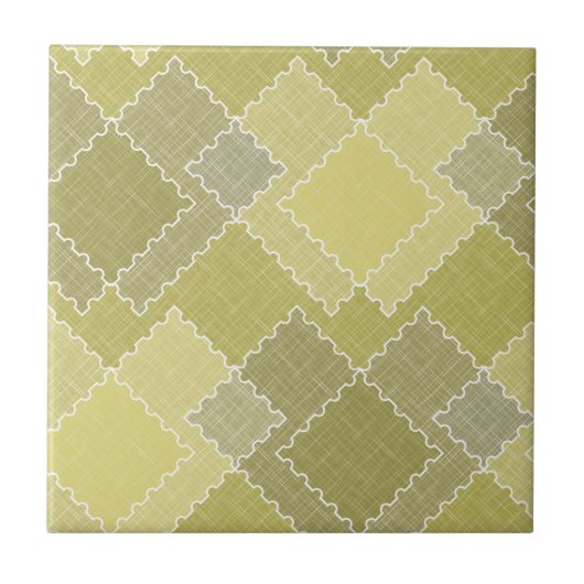 Texturierte Patchwork-Patches mehrfarbige Flecken Fliese (Vorderseite)