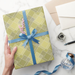 Texturierte Patchwork-Patches mehrfarbige Flecken  Geschenkpapier