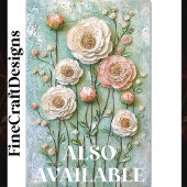 Texturierte Peonings, Hütte Garden BDL6 Decoupage Seidenpapier