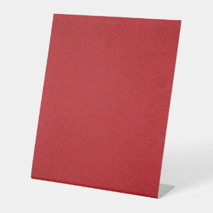 Texturierte Red Custom Pedestal-Zeichen Sockelschild