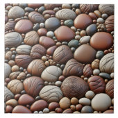 Texturierte Rock Tile Art Design Fliese (Vorderseite)